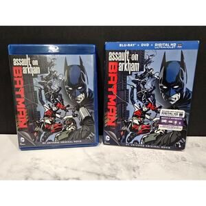 Batman: Assault on Arkham (Blu-ray/DVD) w/ Slipcover. LIKE NEW